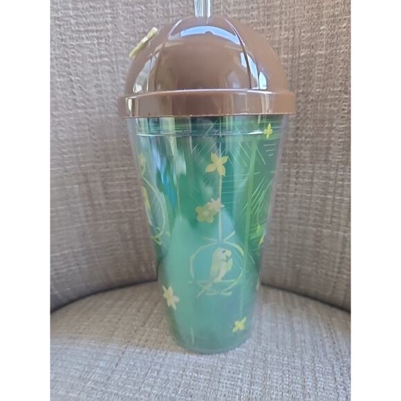 Disney Parks Enchanted Tiki Room Bird Tumbler Cup & Straw New 7.75" Tall - Picture 4 of 7